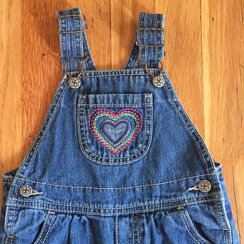 EUC OshKosh B’gosh Overalls size 18 months